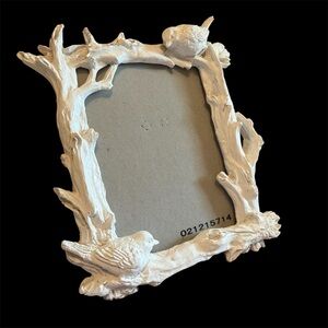 White Bird & Branch Decorative Photo Frame -